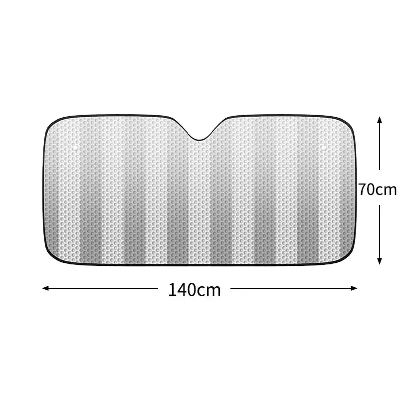 Car Sunshade Heat Insulation Front Windshield Cover - PlugoTech