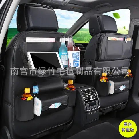 DriveSmart™ Deluxe Car Seat Organizer & Foldable Table - PlugoTech