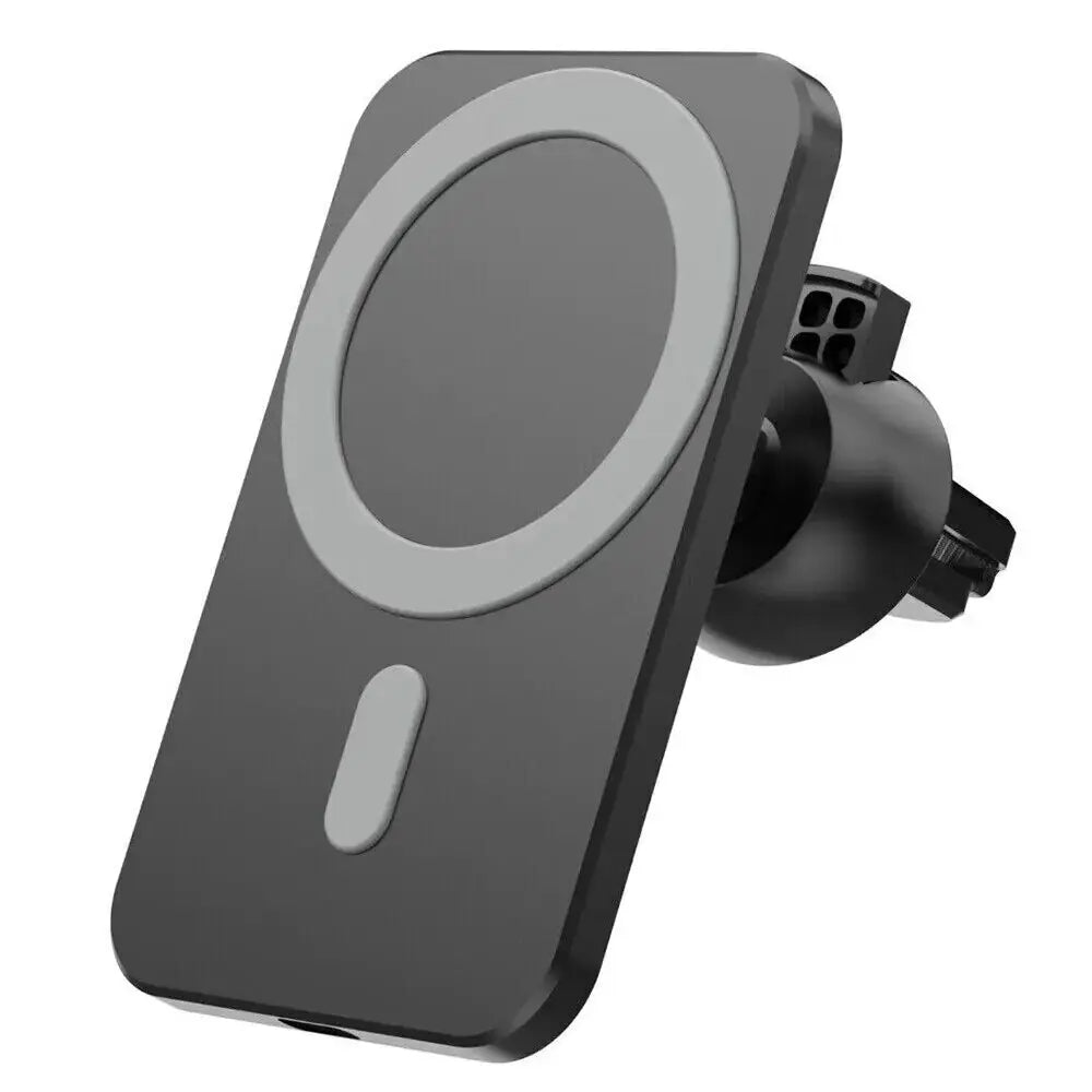 MagniCharge™ 15W MagSafe Magnetic Wireless Car Charger & Mount - PlugoTech