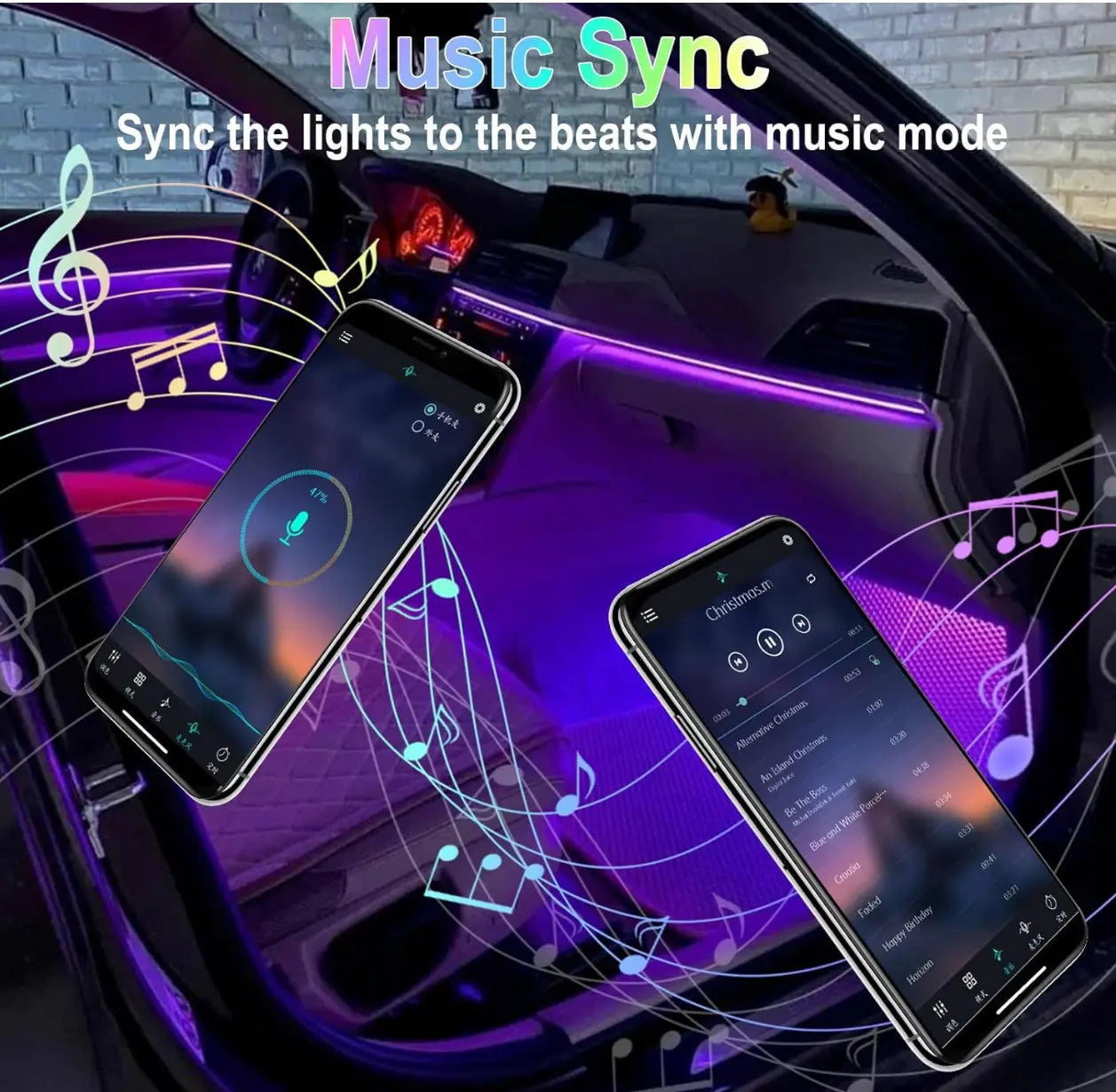 PlugoTech | App-Controlled Car & Foot Ambient Lights PlugoTech