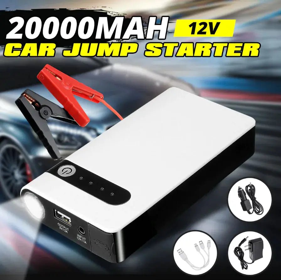 WhiteEdge™ 20K PowerJump Starter & Power Bank - PlugoTech