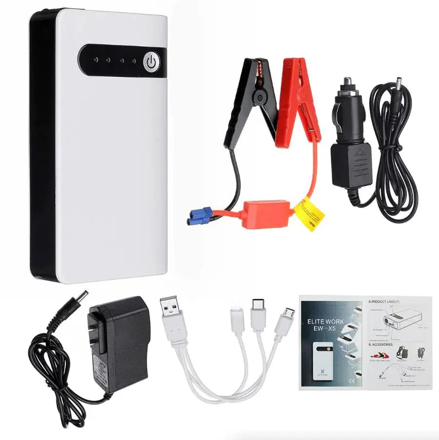 WhiteEdge™ 20K PowerJump Starter & Power Bank - PlugoTech