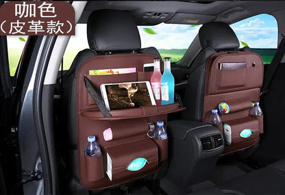 DriveSmart™ Deluxe Car Seat Organizer & Foldable Table - PlugoTech
