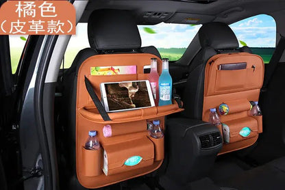 DriveSmart™ Deluxe Car Seat Organizer & Foldable Table - PlugoTech