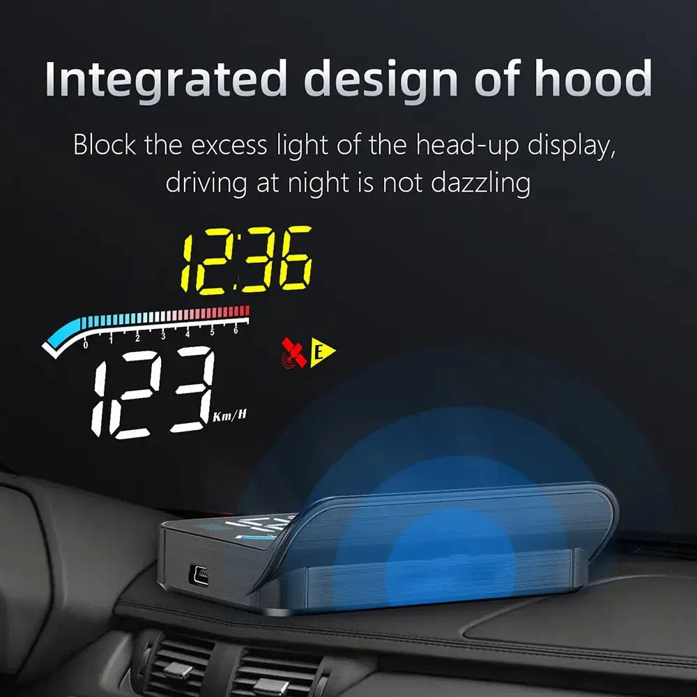 HUD Head - Up Display OBD Speed Projector - PlugoTech