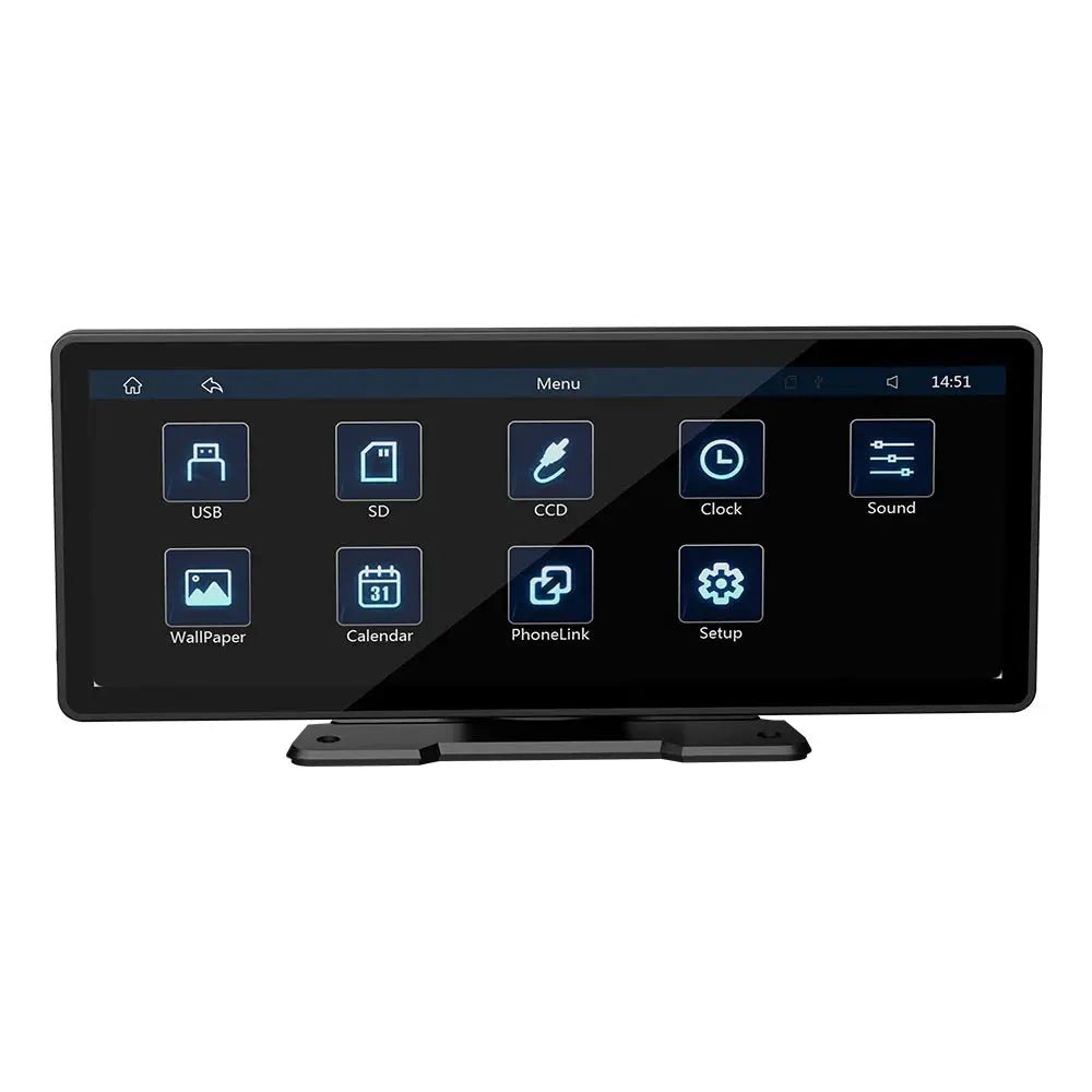 SmartDrive™ Wireless CarPlay & Android Auto Touchscreen Hub - PlugoTech