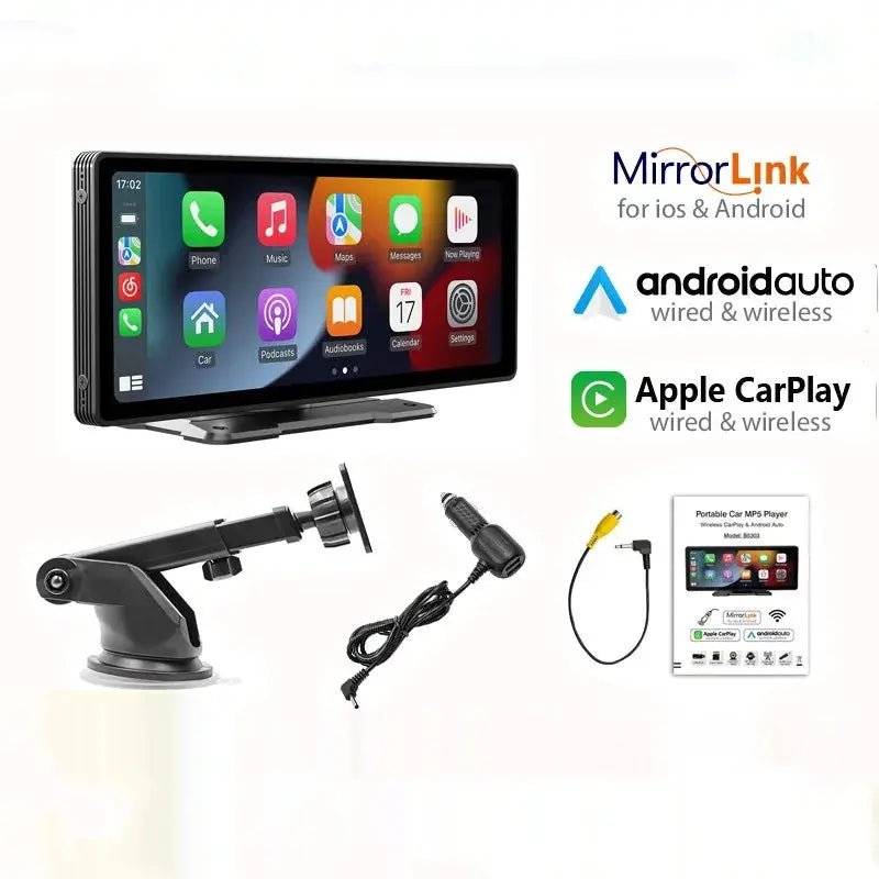 SmartDrive™ Wireless CarPlay & Android Auto Touchscreen Hub - PlugoTech