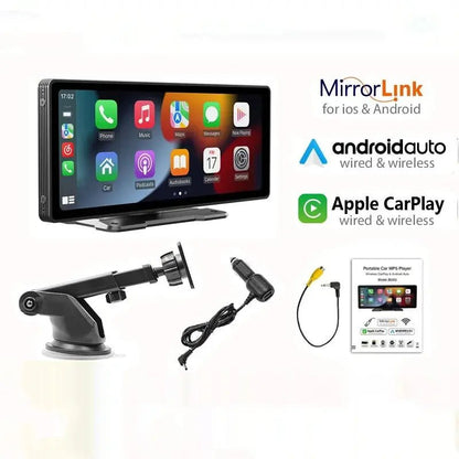SmartDrive™ Wireless CarPlay & Android Auto Touchscreen Hub - PlugoTech