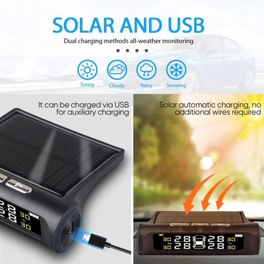 SolarGuard™ Universal Wireless External TPMS - PlugoTech