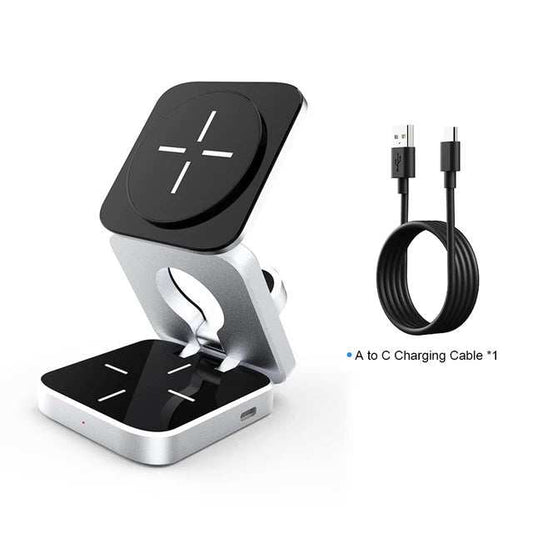 3 in 1 Wireless Charging Station - PlugoTech